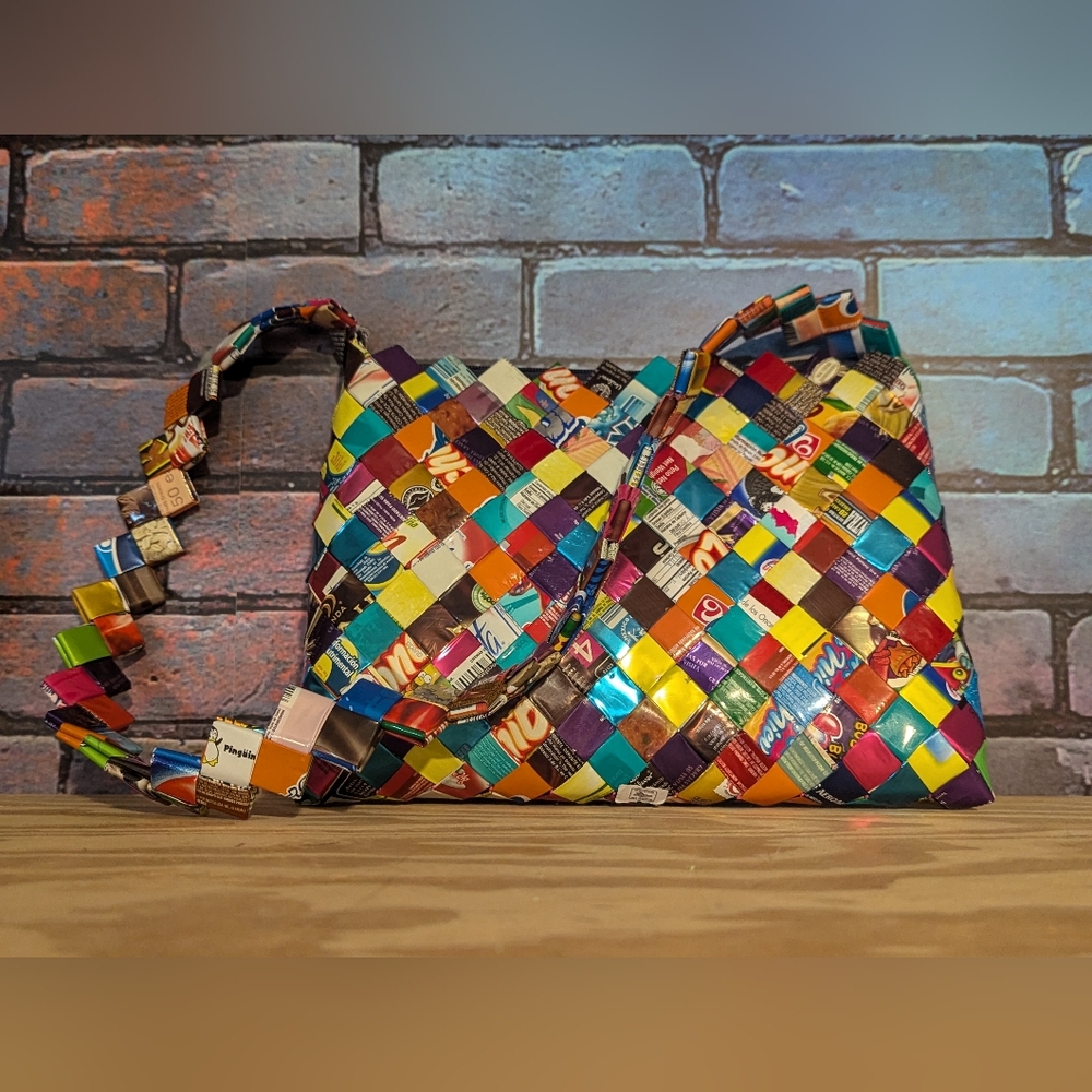 Candy Wrapper Colorful Maximalist Purse